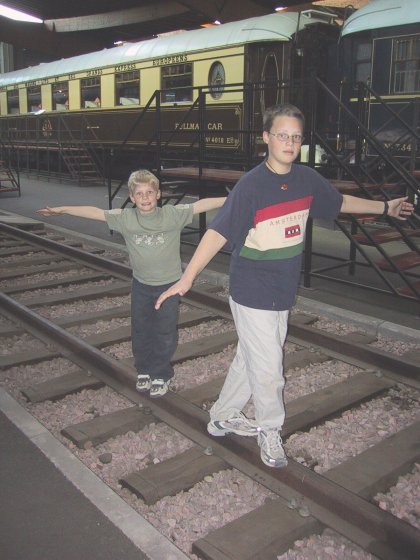 Allen and Kevin and Trains