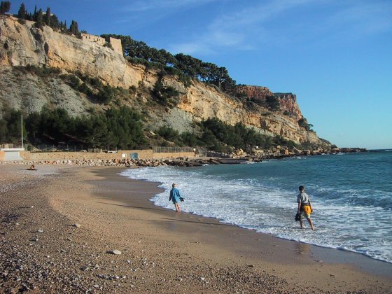 The Boys Enjoy Cassis Beach