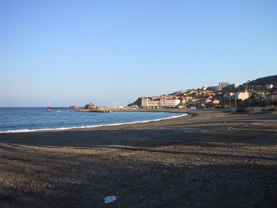 Beach Beside Marina