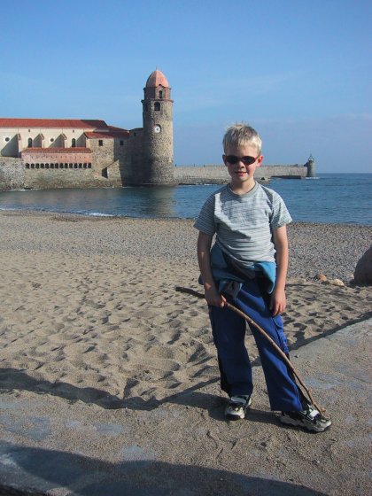 Allen Enjoys the Beach