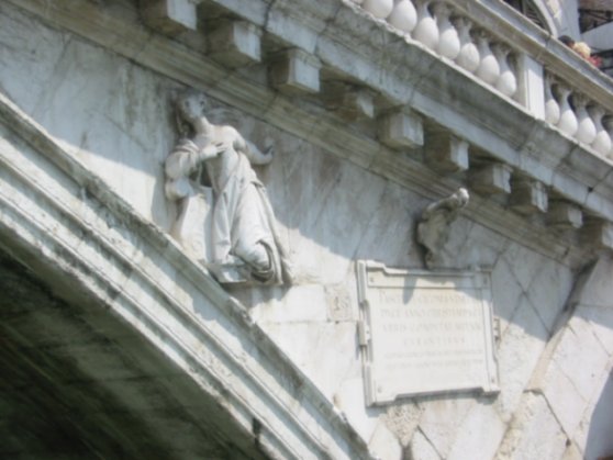 Detail of Rialto Bridge