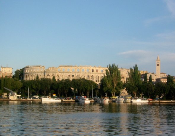 Pula from the Harbour