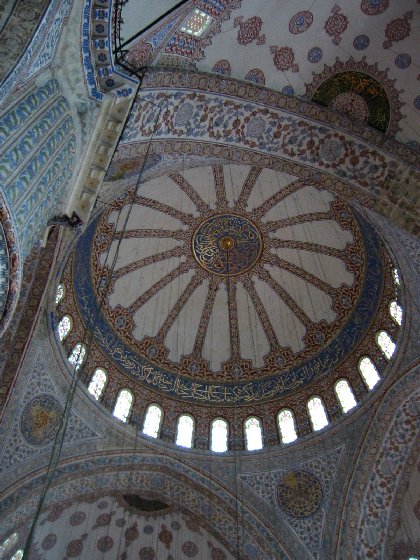 Inside Blue Mosque